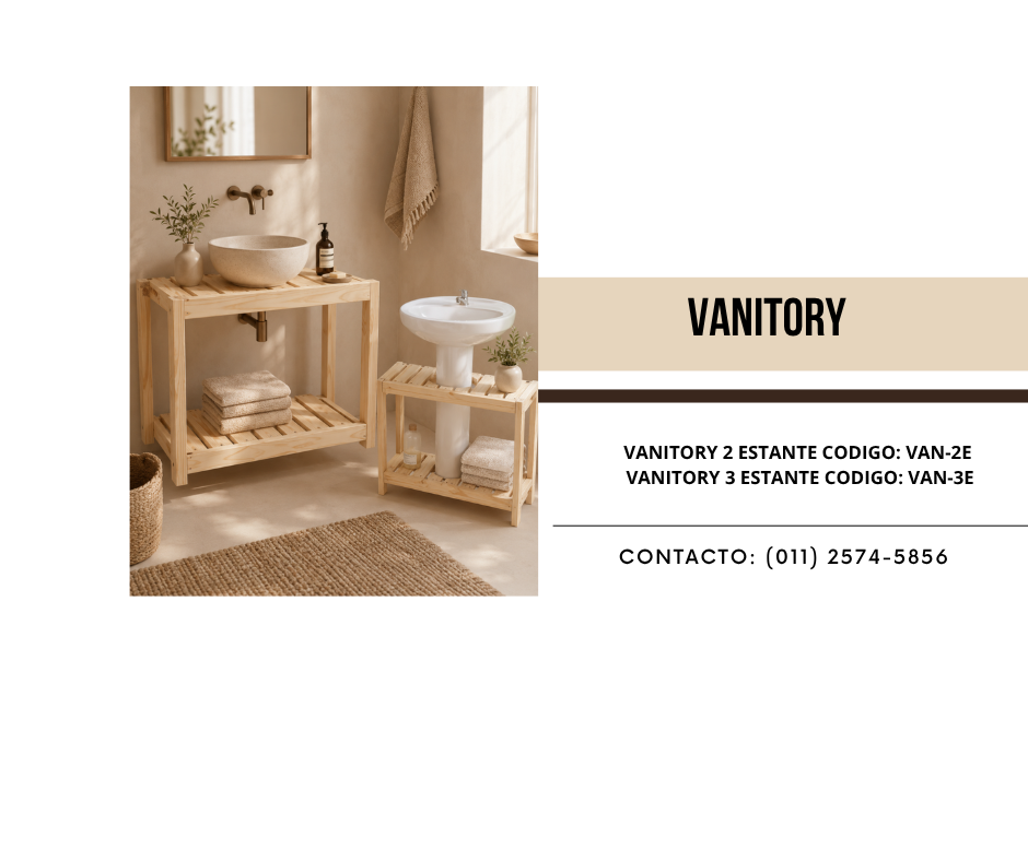 Vanitory de pino