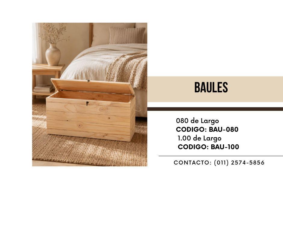 Baúles de pino